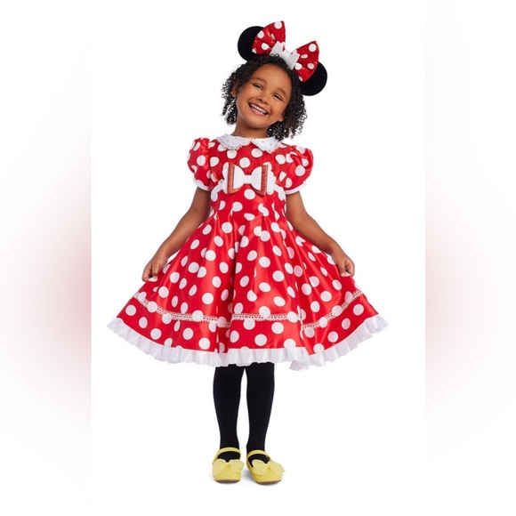 DISNEY  DRESS 
AUTHENTIC DISNEY RED MINNIE DRESS - Picture 2 of 12